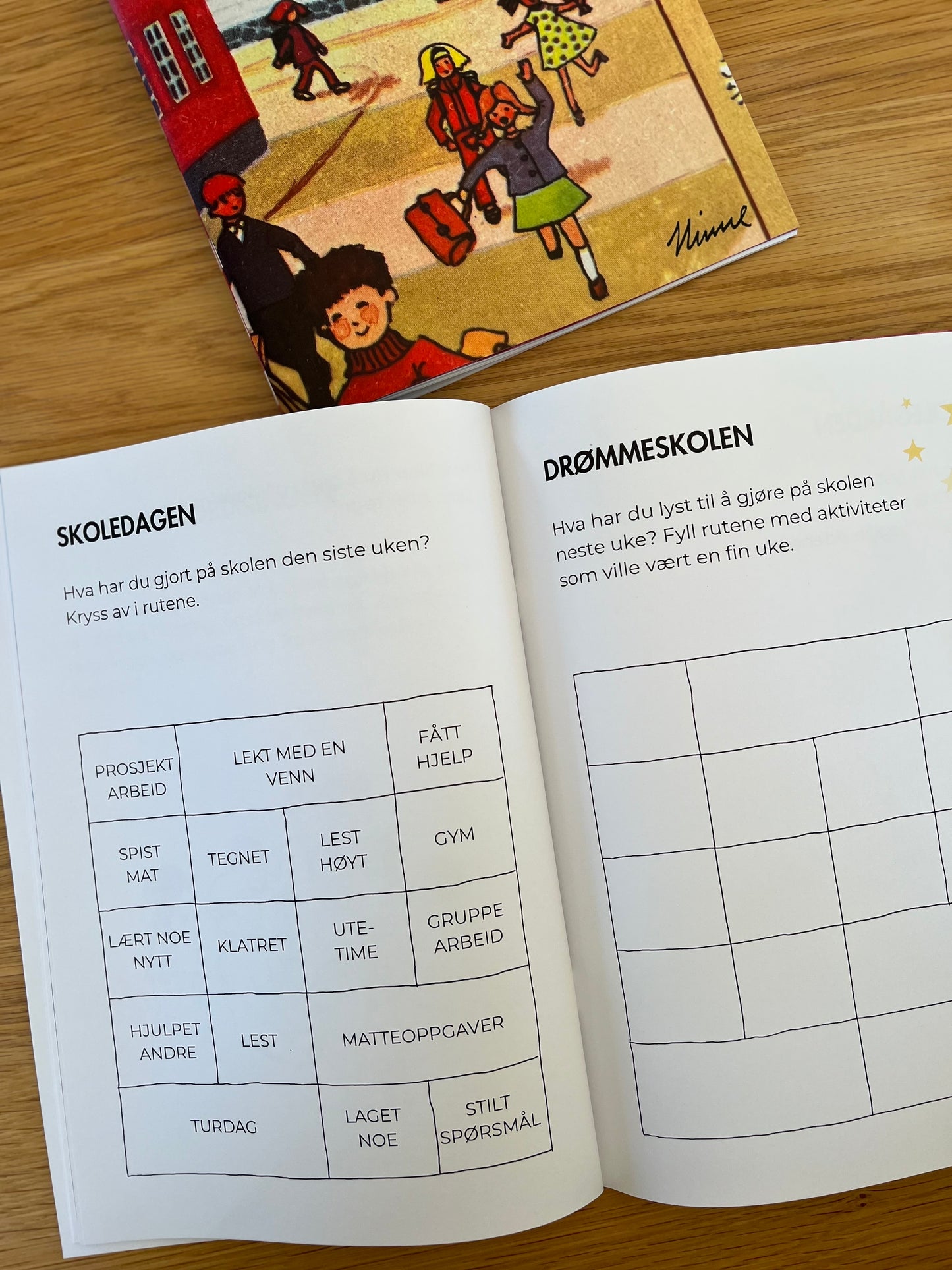 Aktivitetshefte "Skoledagen min"