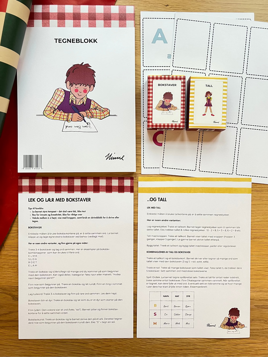 3 i 1 Pakke: Lek og lær med bokstaver og tall