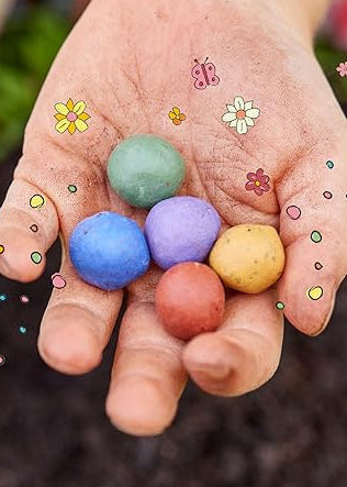 Vårpakke! Blomsterkuler + aktivitetsbok